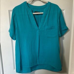 J. Crew Women's Teal Top